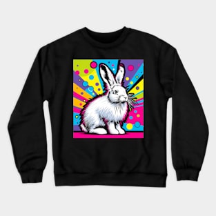 Arctic Cool - Pop Art Arctic Hare Crewneck Sweatshirt